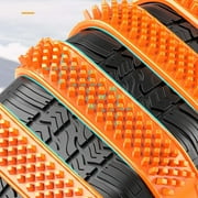 Heavy Duty Anti Skid Tire Chains, Universal Adjustable Tire Chains, Reusable Non-Slip Zip Tie Tires Chain, Emergency Portable Cable Tie Chains for Driving Muddy Road